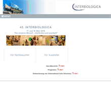 Tablet Screenshot of interbiologica.de